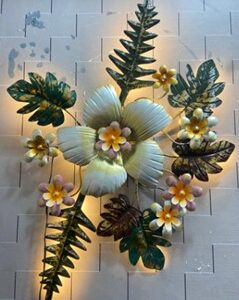 Floral Wall Art with LED