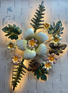 Floral Wall Art with LED Floral Wall Art with LED